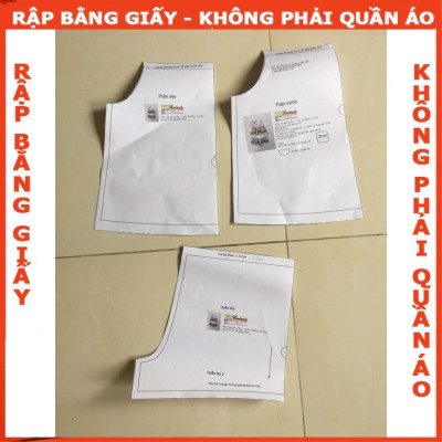 Rập giấy A0  đầm bé gái  mã R171 (BẢN VẼ)