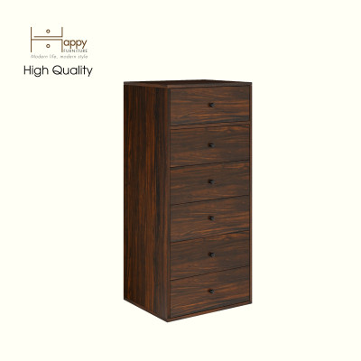 HAPPY FURNITURE , ZACY - Tủ lưu trữ 6 ngăn kéo , THK_217 , 55cm x 45cm x 121cm DxRxC, Sản phẩm phổ thông