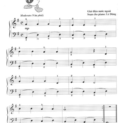 Piano Cho Thiếu Nhi - Tuyển Tập 220 Tiểu Phẩm Nổi Tiếng - Phần 1