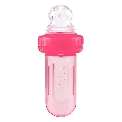 [ 5577-Nuby ] Bình nhai chống hóc cho bé, chất liệu Silicone cao cấp