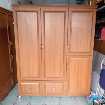 Tủ áo nhôm 4 cánh siêu bền Tundo 1m5 x 1m9 x 50 cm