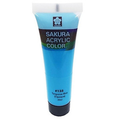Màu Vẽ Acrylic Sakura 20ml XAC20#135 - Turquoise Blue