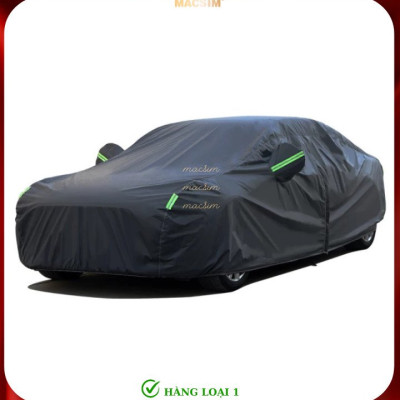 Bạt phủ ô tô thương hiệu MACSIM dành cho Hyundai I10 màu đen bạt phủ trong nhà và ngoài trời