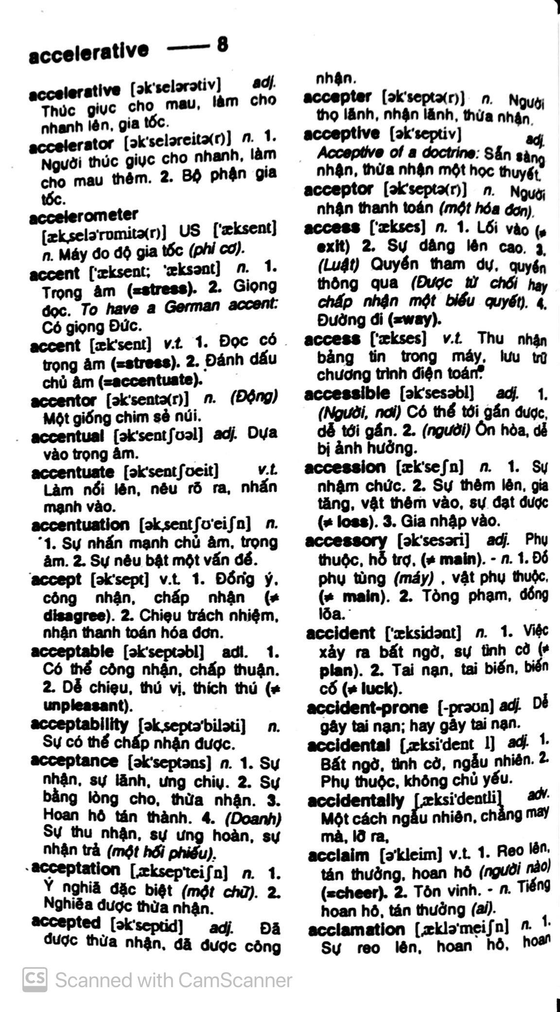 Từ Điển Anh - Việt