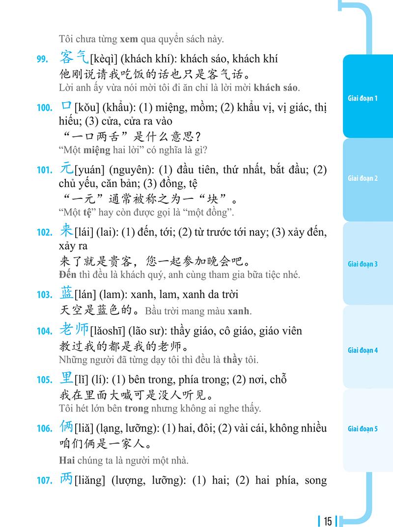 3000 Từ Vựng Tiếng Trung Thông Dụng