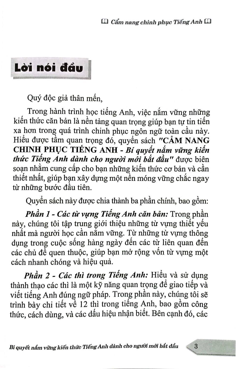 Cẩm Nang Chinh Phục Tiếng Anh - Bí Quyết Nắm Vững Kiến Thức Tiếng Anh Dành Cho Người Mới Bắt Đầu (ABB)