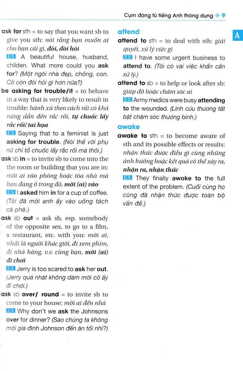 Cụm Động Từ Tiếng Anh Thông Dụng - Common English Phrasal Verbs - HASA