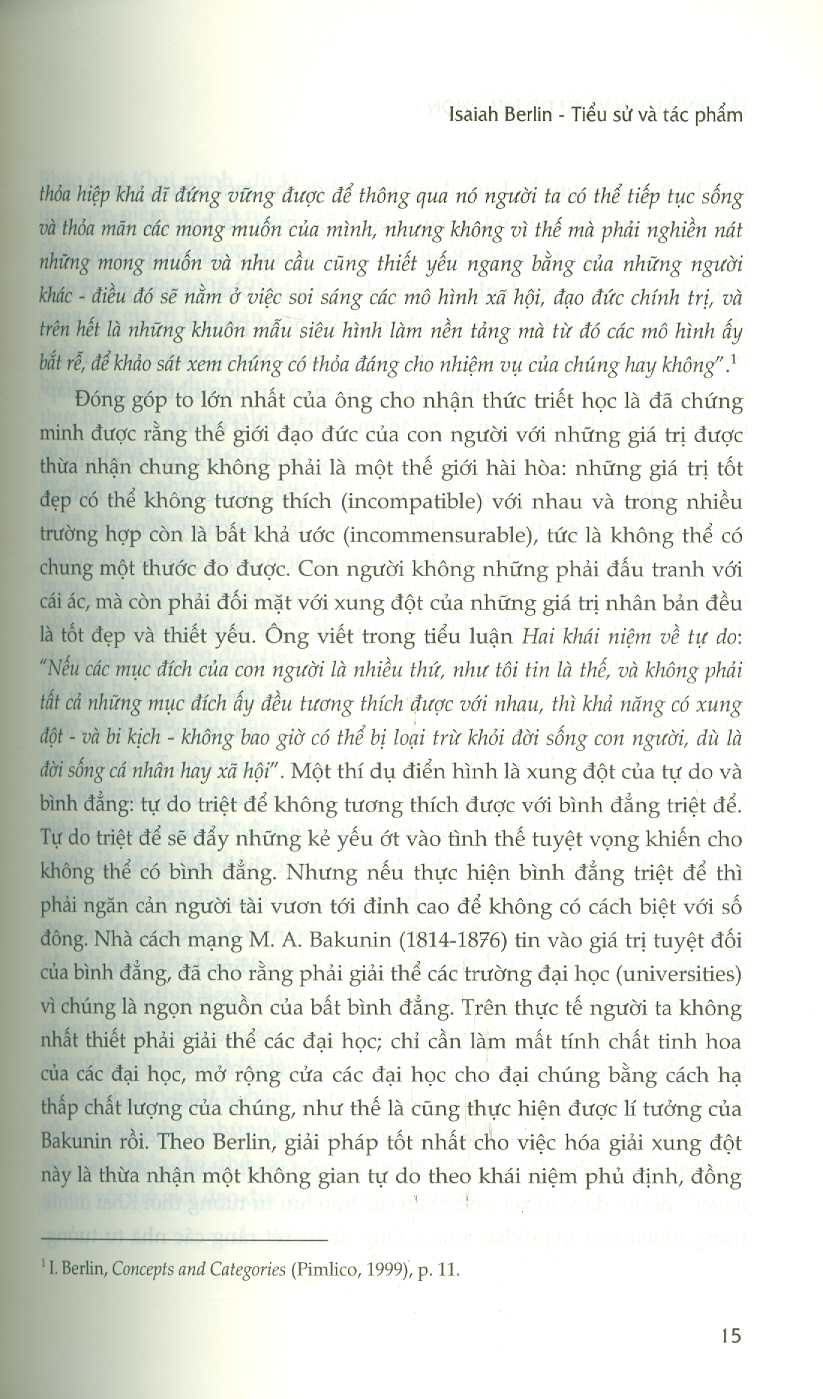 Tất Định Luận Và Tự Do Lựa Chọn (Bản bìa mềm) - Isaiah Berlin