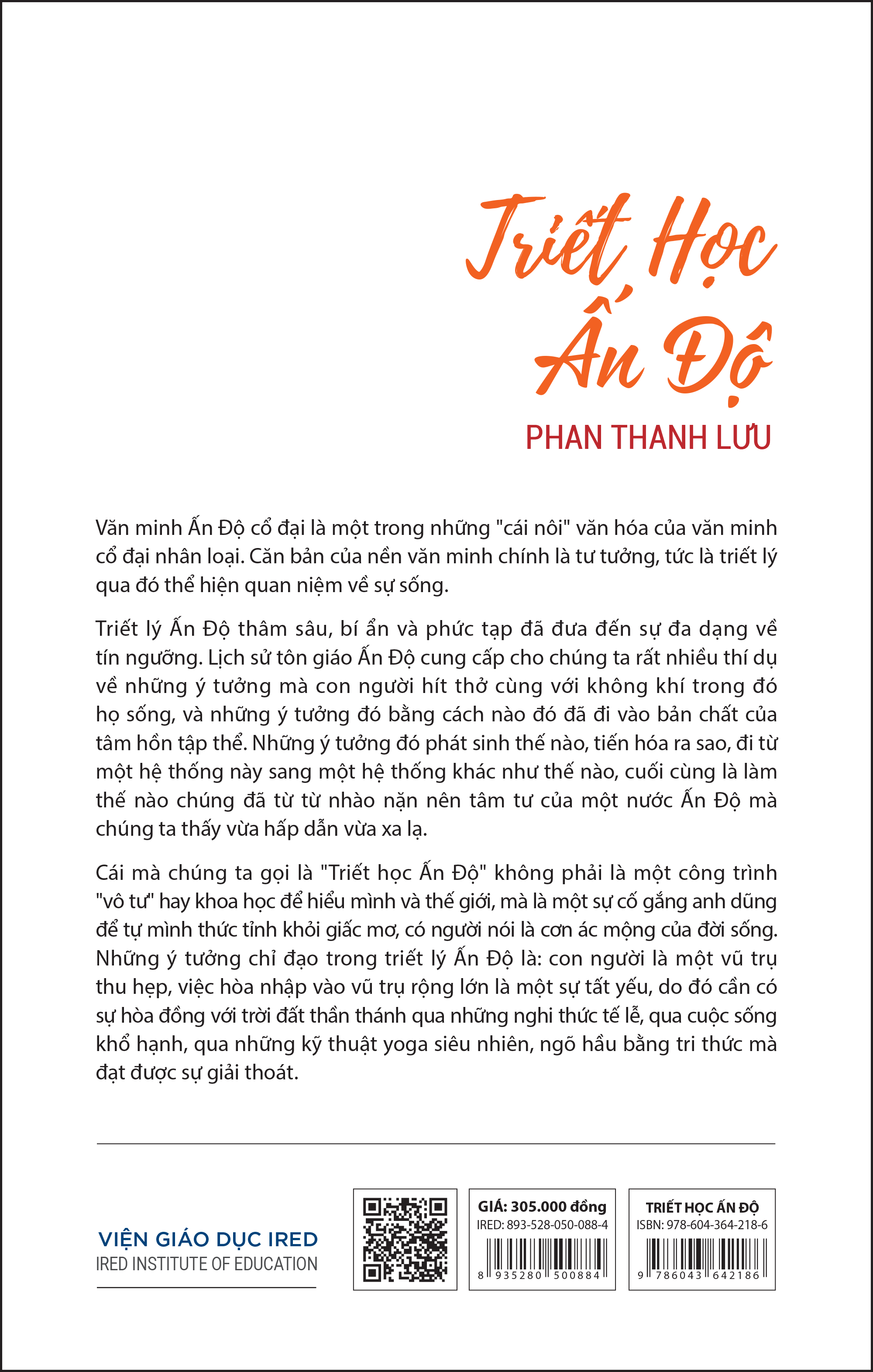 Triết học Ấn Độ - Phan Thanh Lưu - IRED Books