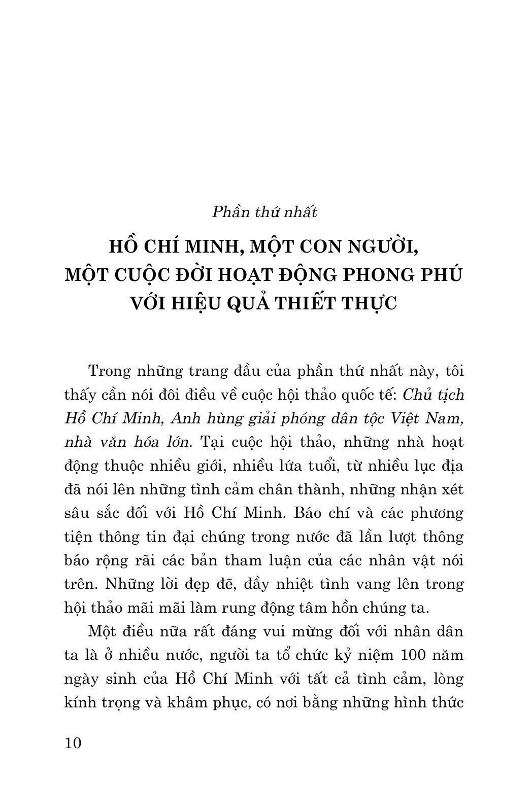 Hồ Chí Minh - Quá Khứ, Hiện Tại Và Tương Lai