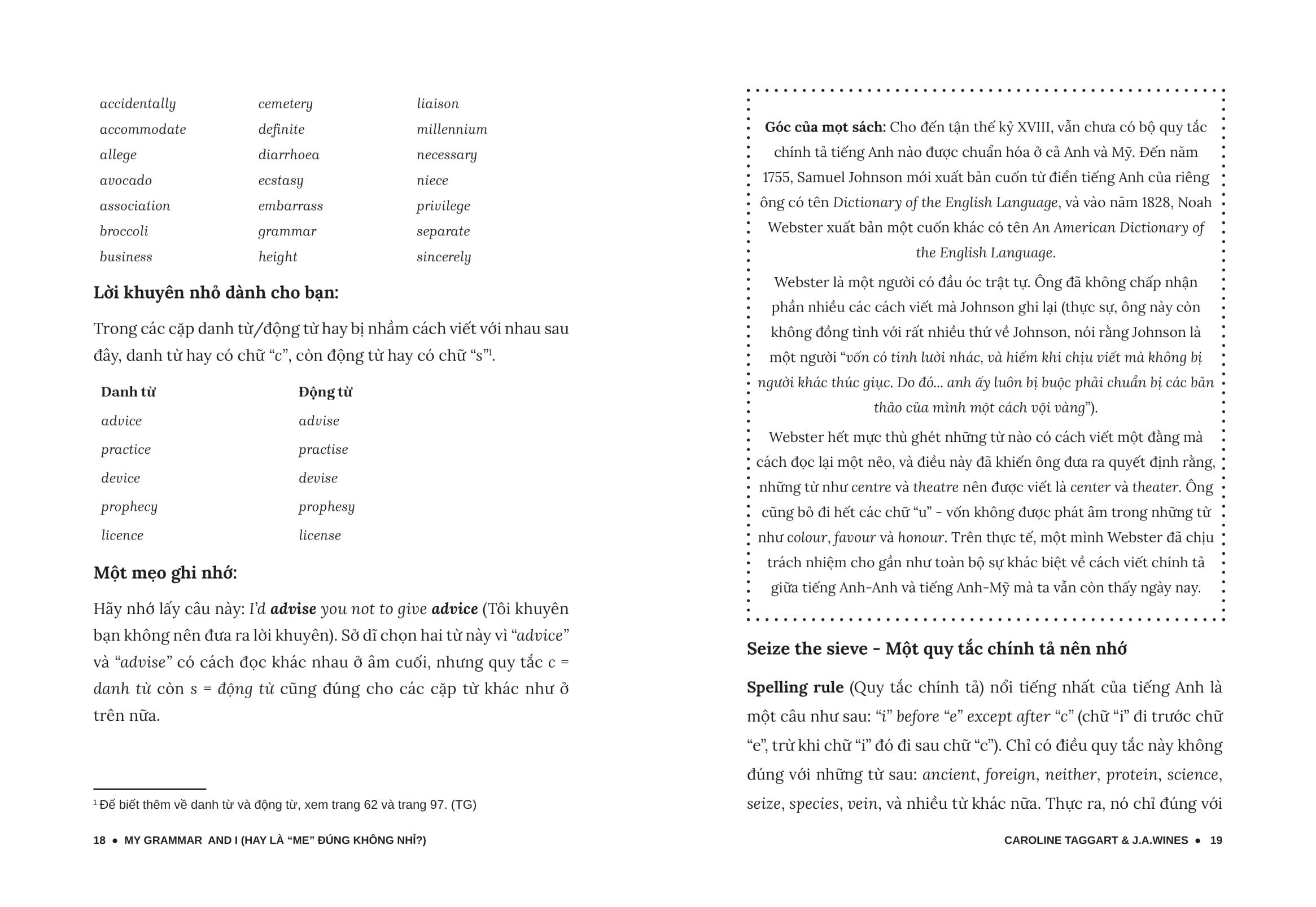 My Grammar And I - Lý Thuyết