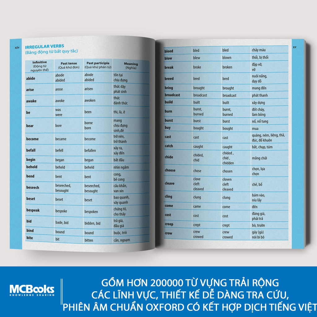 Sách - Từ Điển Anh-Anh-Việt Dành Cho Học Sinh - MCBooks