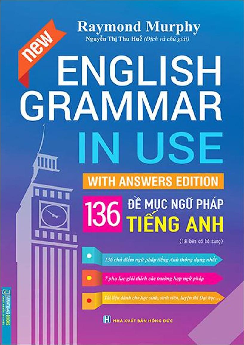 Combo Sách English Grammar In Use - 136 Đề Mục Ngữ Pháp Tiếng Anh + Mind Map English Vocabulary - Từ Vựng Tiếng Anh Qua Sơ Đồ Tư Duy (Bộ 2 Cuốn)