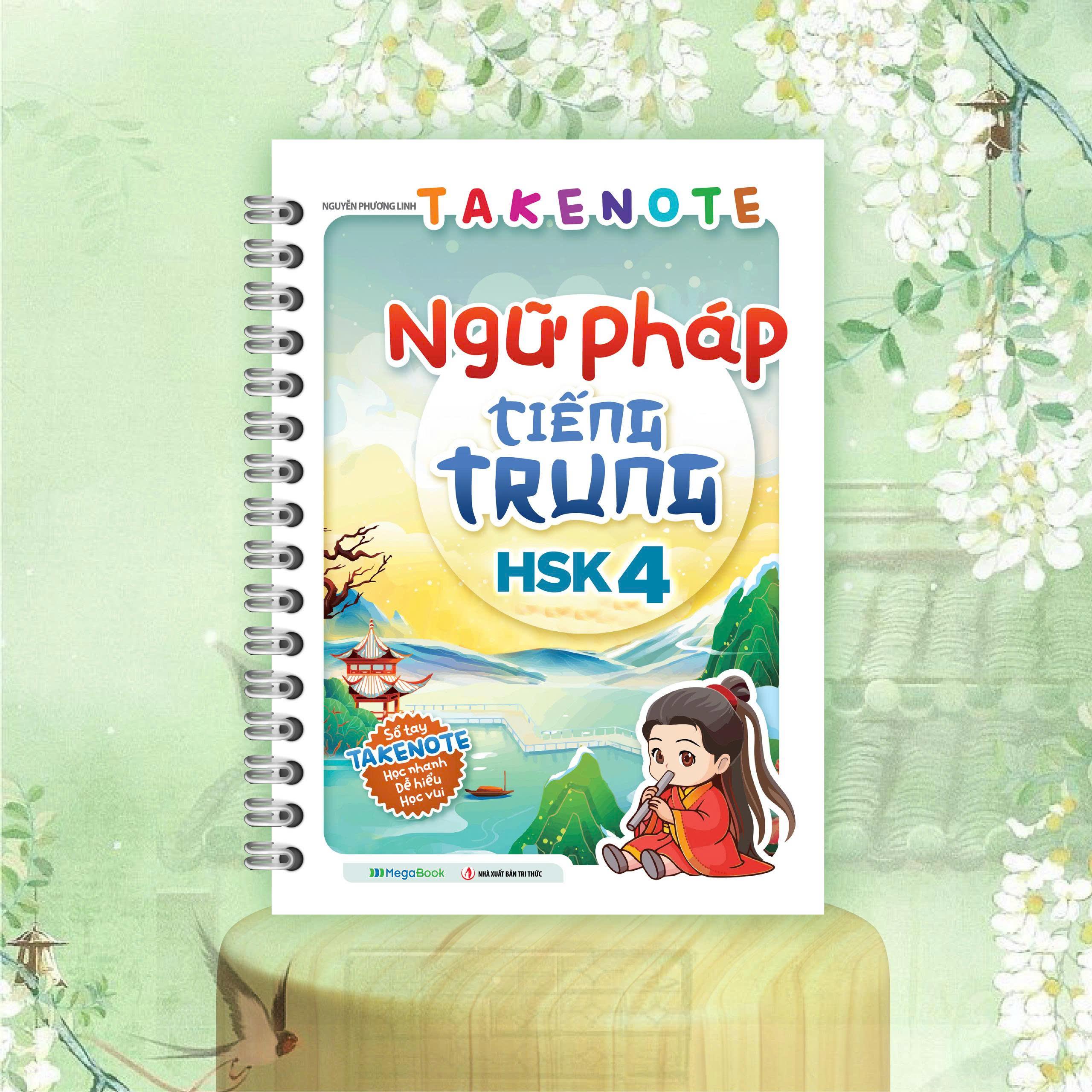Sách - Takenote Ngữ Pháp Tiếng Trung HSK 4