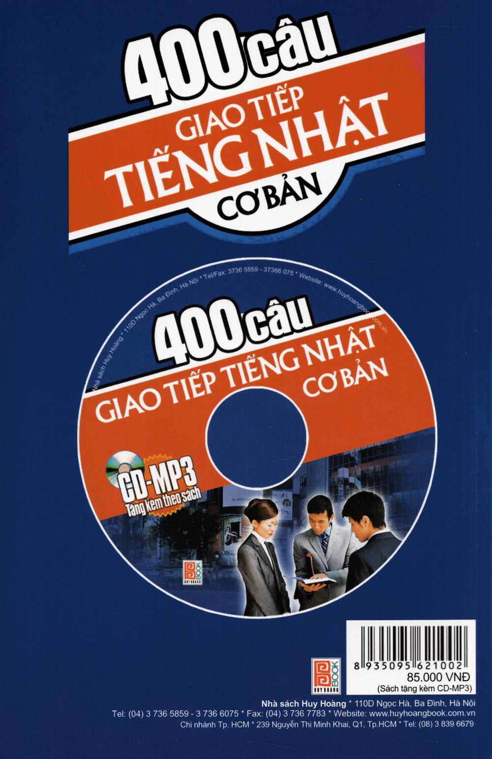 400 Câu Giao Tiếp Tiếng Nhật Cơ Bản (Kèm CD)
