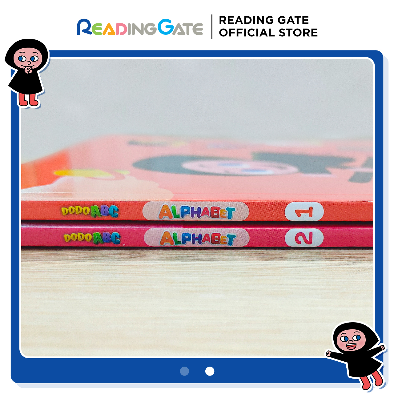 Combo 2 Quyển Sách DODO ABC WORKBOOK - ALPHABET SET READING GATE Cho Bé Từ 5 Đến 8 Tuổi làm quen với Bảng chữ cái