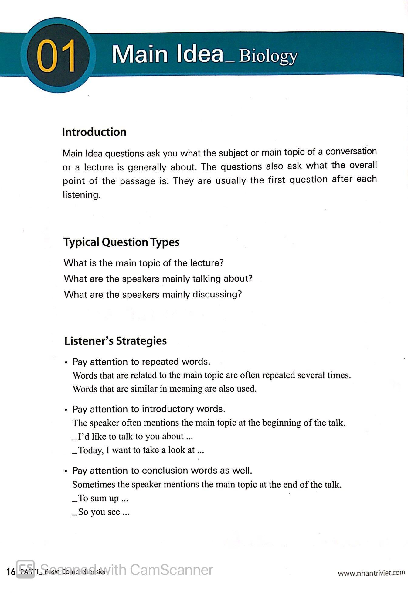 TOEFL iBT Activator Listening Intermediate (Kèm CD)