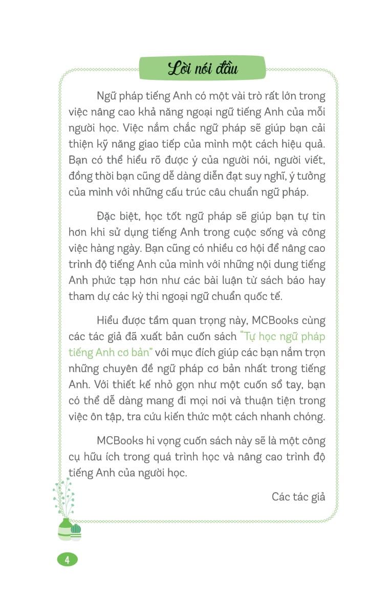 Sách - Tự Học Ngữ Pháp Tiếng Anh Cơ Bản