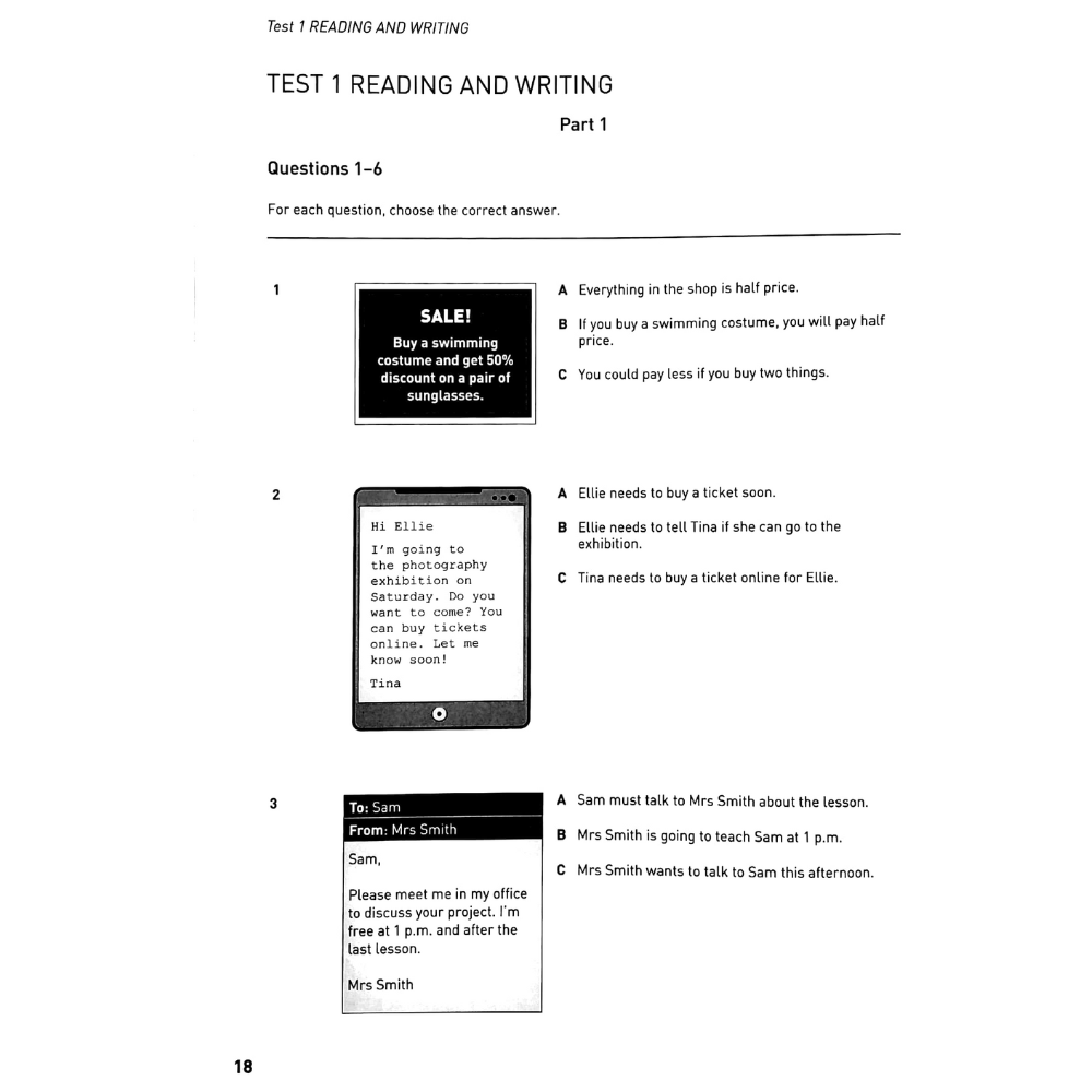 Cambridge English Qualification A2 Key for School - 8 Practice Tests (Quét mã MP3 để nghe file)