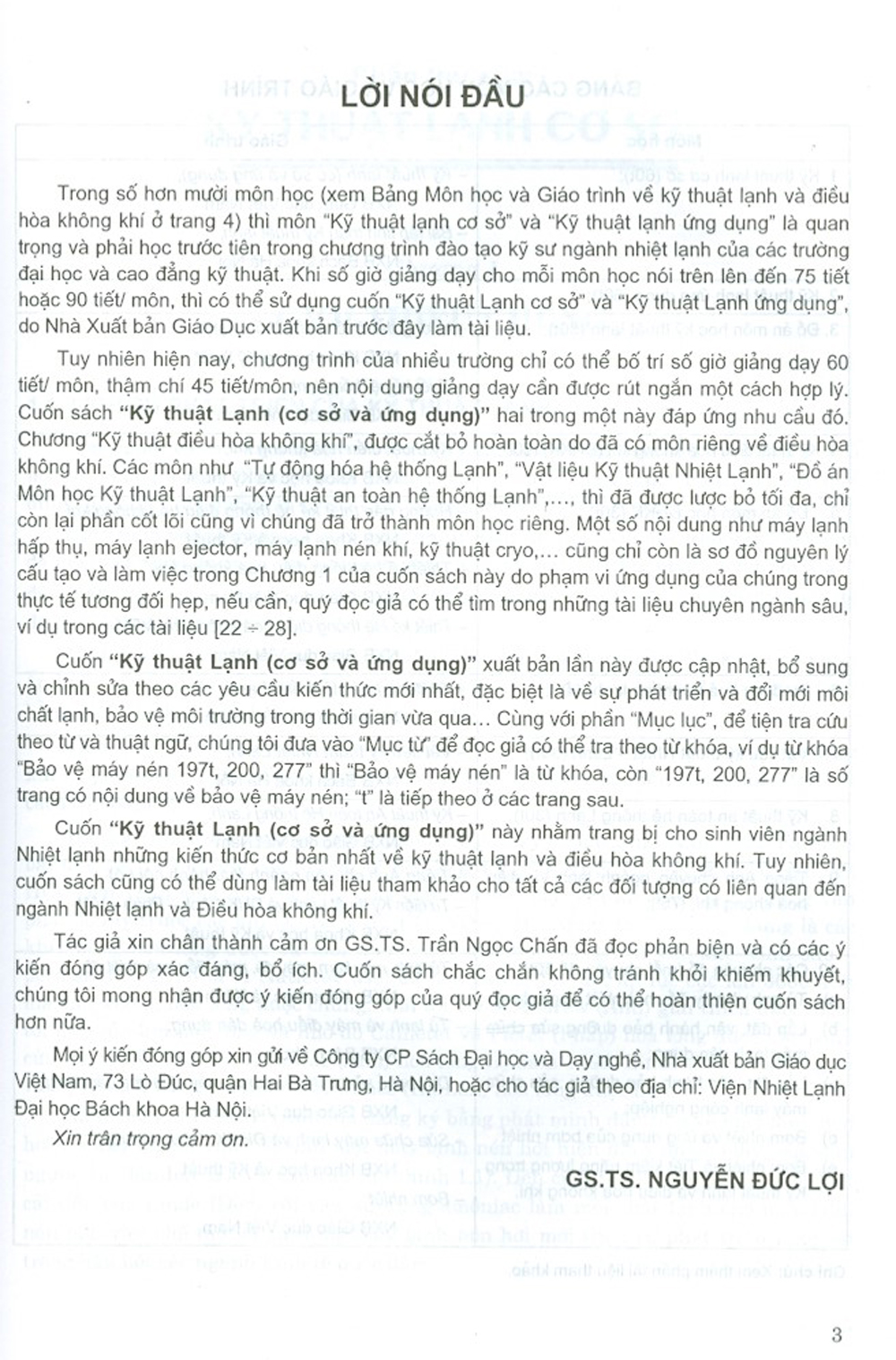 Kỹ Thuật Lạnh (Cơ Sở Và Ứng Dụng)