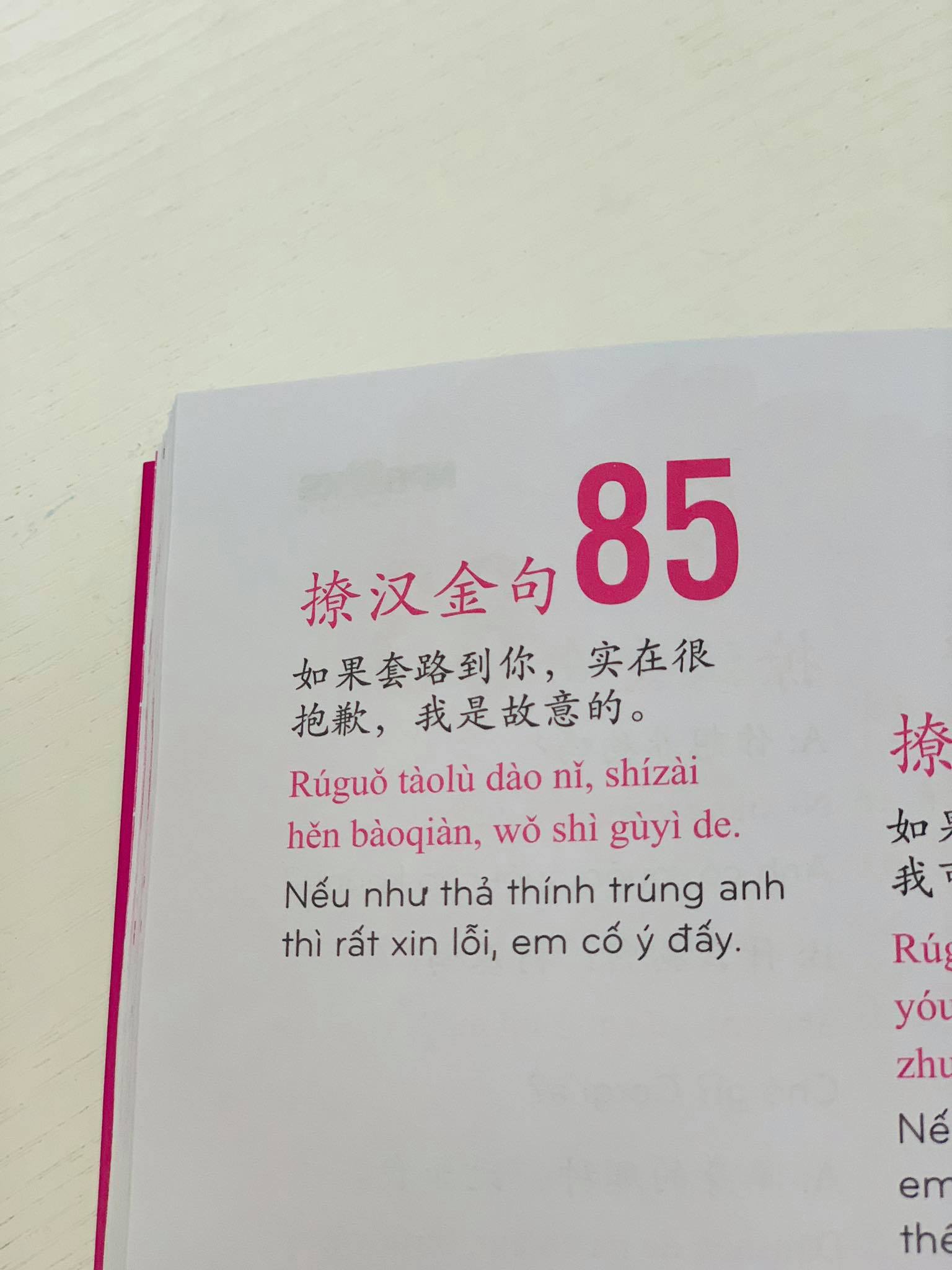 Bí kíp "Thả thính" (song ngữ Trung - Việt có Pinyin) + DVD và link quà tặng