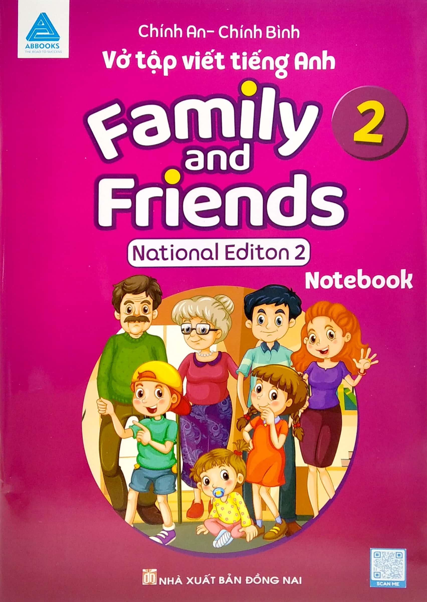 Vở Tập Viết Tiếng Anh - Family And Friends - National Edition 2 - Notebook