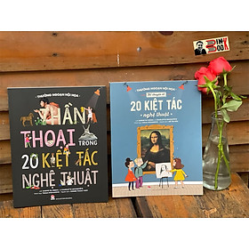 [Sách khổ lớn, có in màu minh họa] combo 2c TỦ SÁCH THƯỞNG NGOẠN HỘI HỌA - THẦN THOẠI TRONG 20 KIỆT TÁC NGHỆ THUẬT - KỂ CHUYỆN VỀ 20 KIỆT TÁC NGHỆ THUẬT - Charlotte Grossetête - Sabine du Mesnil - NXB Kim Đồng