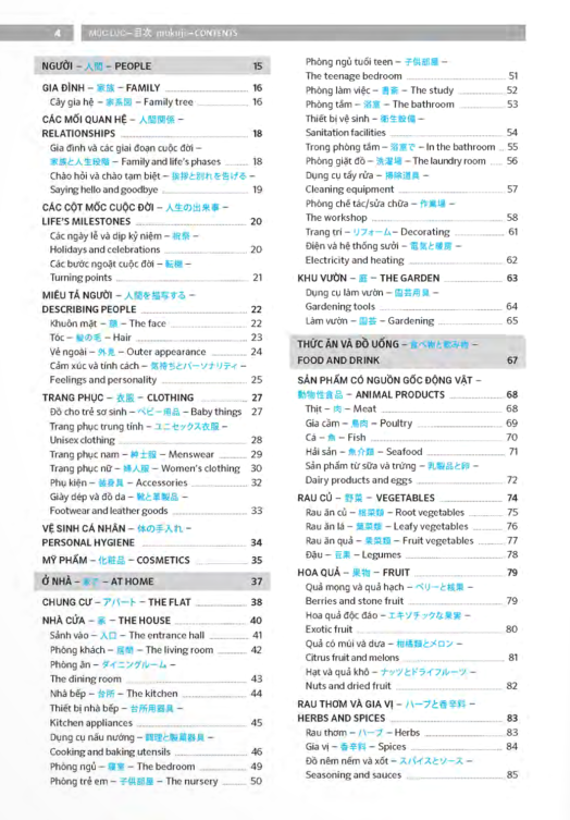 PONS GENERAL REFERENCE – TRILINGUAL VISUAL DICTIONARY Vietnamese–Japanese–English