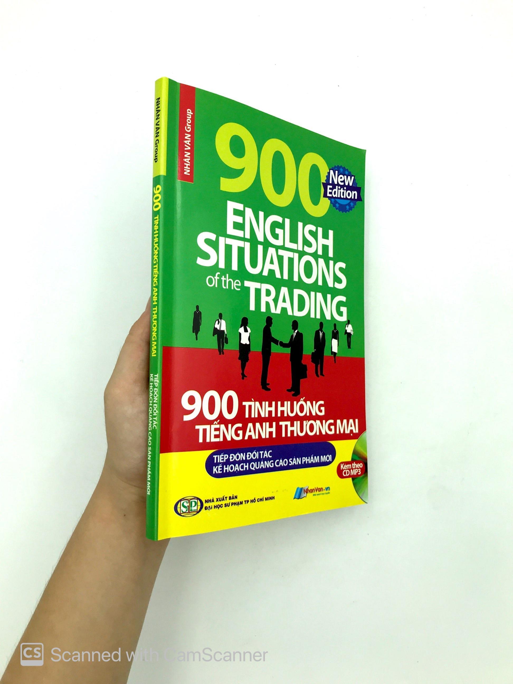900 Tình Huống Tiếng Anh Thương Mại Tiếp Đón Đối Tác - Kế Hoạch Quảng Cáo Sản Phẩm Mới (Kèm CD)