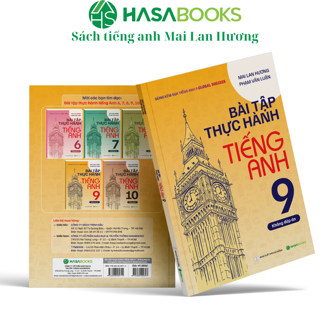 Combo 2 Cuốn Bài Tập + Thực Hành Tiếng Anh 9 Global Success (Không Đáp Án)