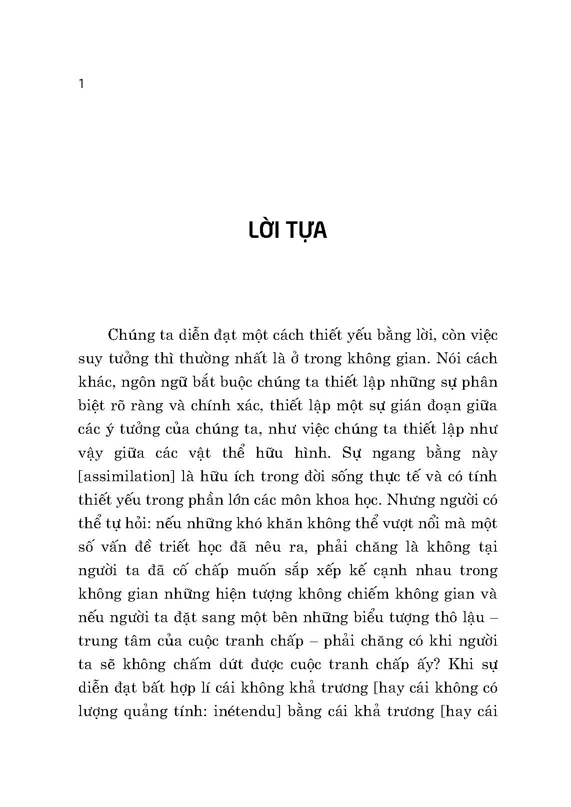 Ý Thức Luận (Essai Sur Les Données Immédiates De La Conscience) - Henri Bergson; Cao Văn Luận dịch; Phạm Anh Tuấn hiệu chú (Tái bản 2024)