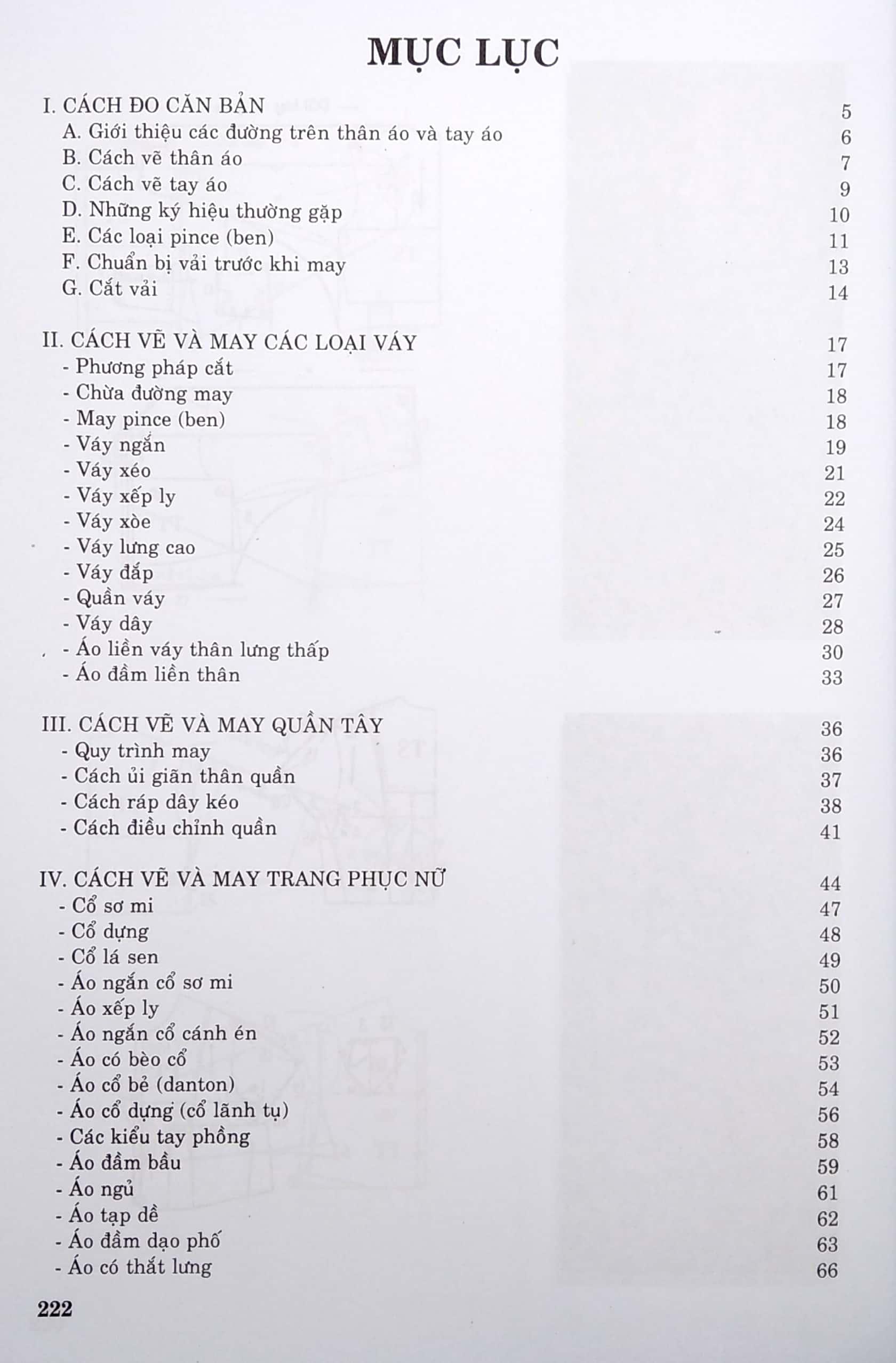 Kỹ Thuật Cắt May Căn Bản - Cách Vẽ Và May Các Loại Váy - Trang Phục Nam-Nữ - Thiếu Nhi