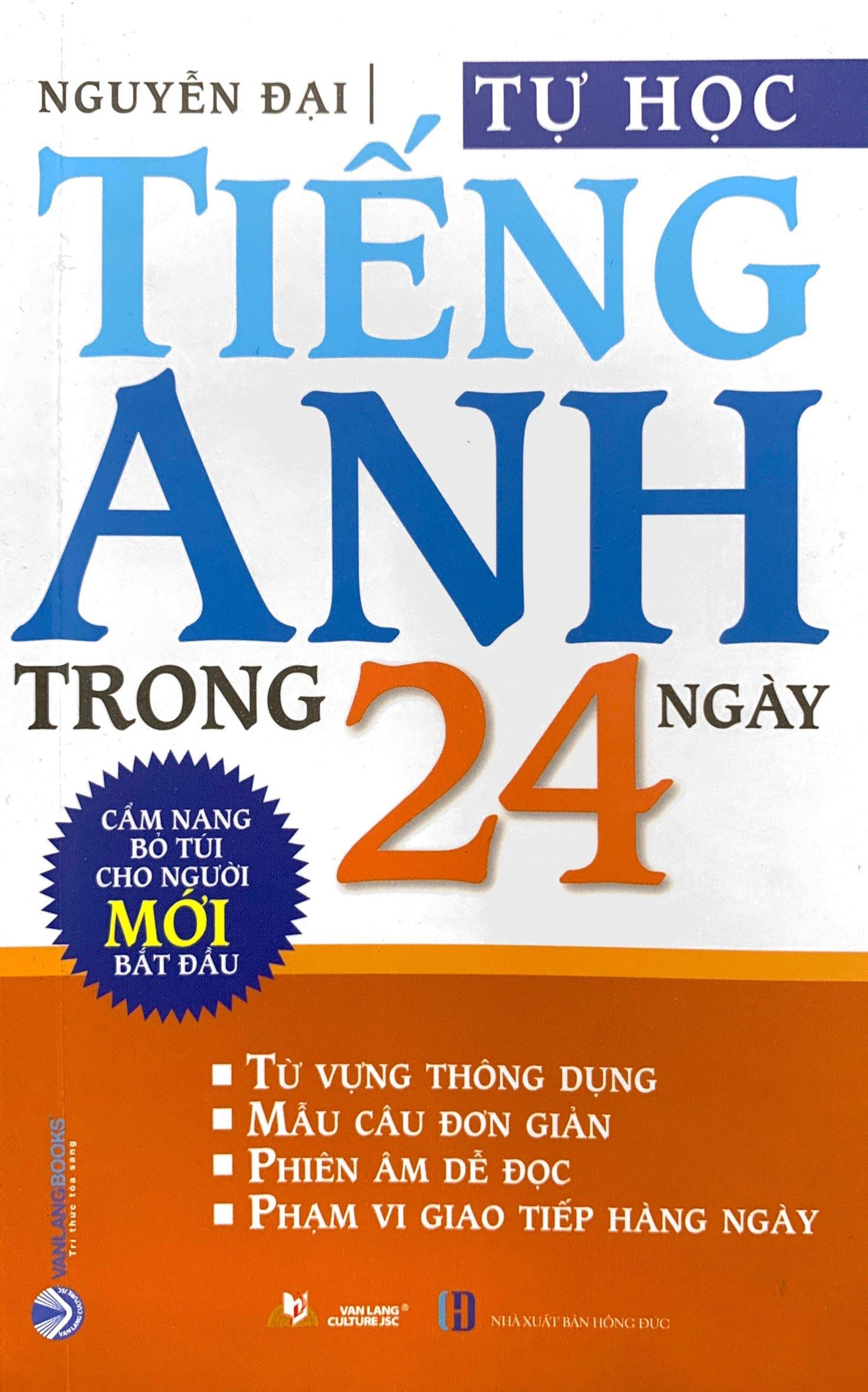 Tự Học Tiếng Anh Trong 24 Ngày (Tái Bản 2023)