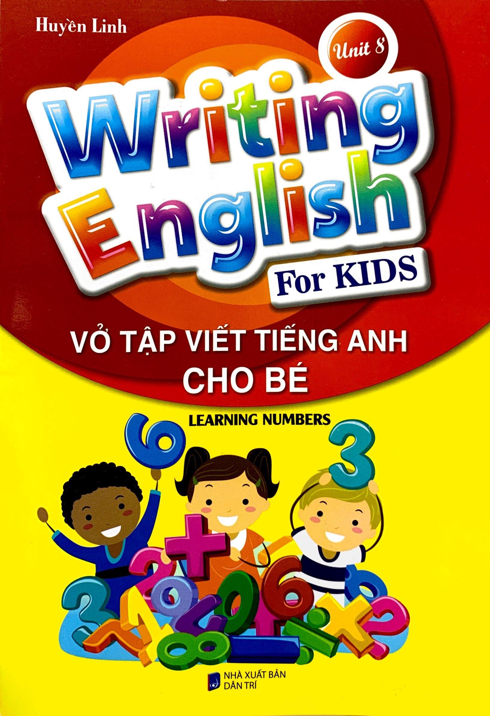 Vở Tập Viết Tiếng Anh Cho Bé - Tập 8