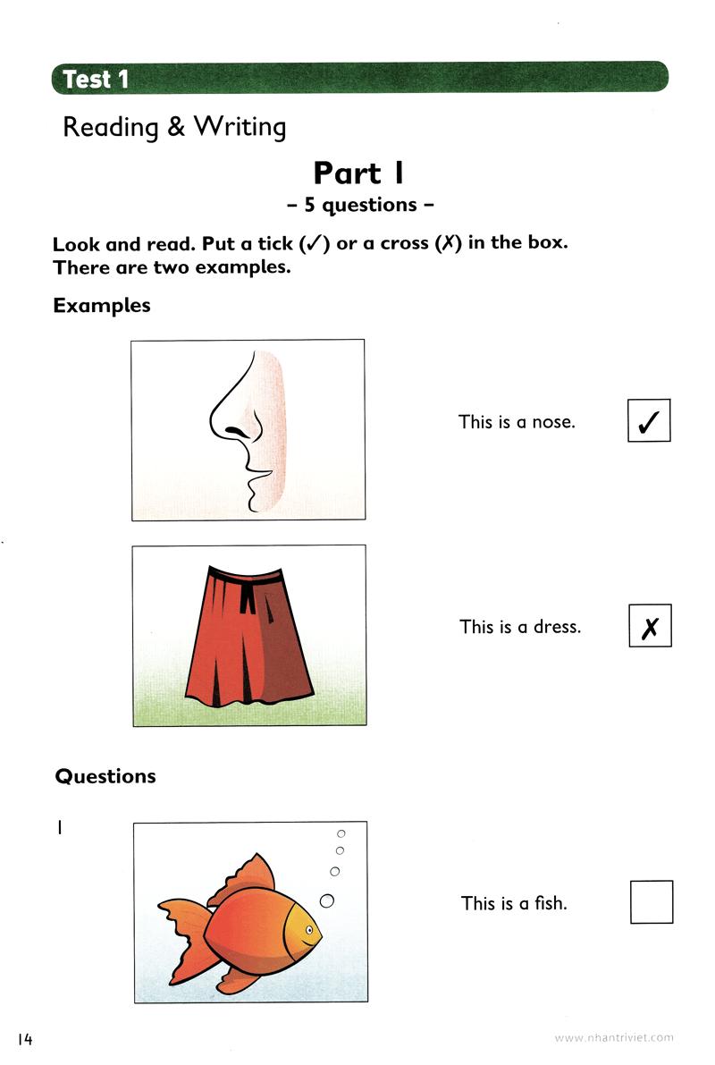 Collins - English For Exams - Cambridge English Starters Three Practice Test (Kèm CD)