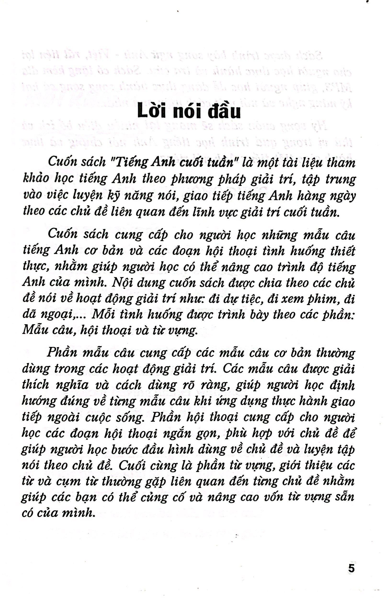 Tiếng Anh Cuối Tuần (Kèm CD)