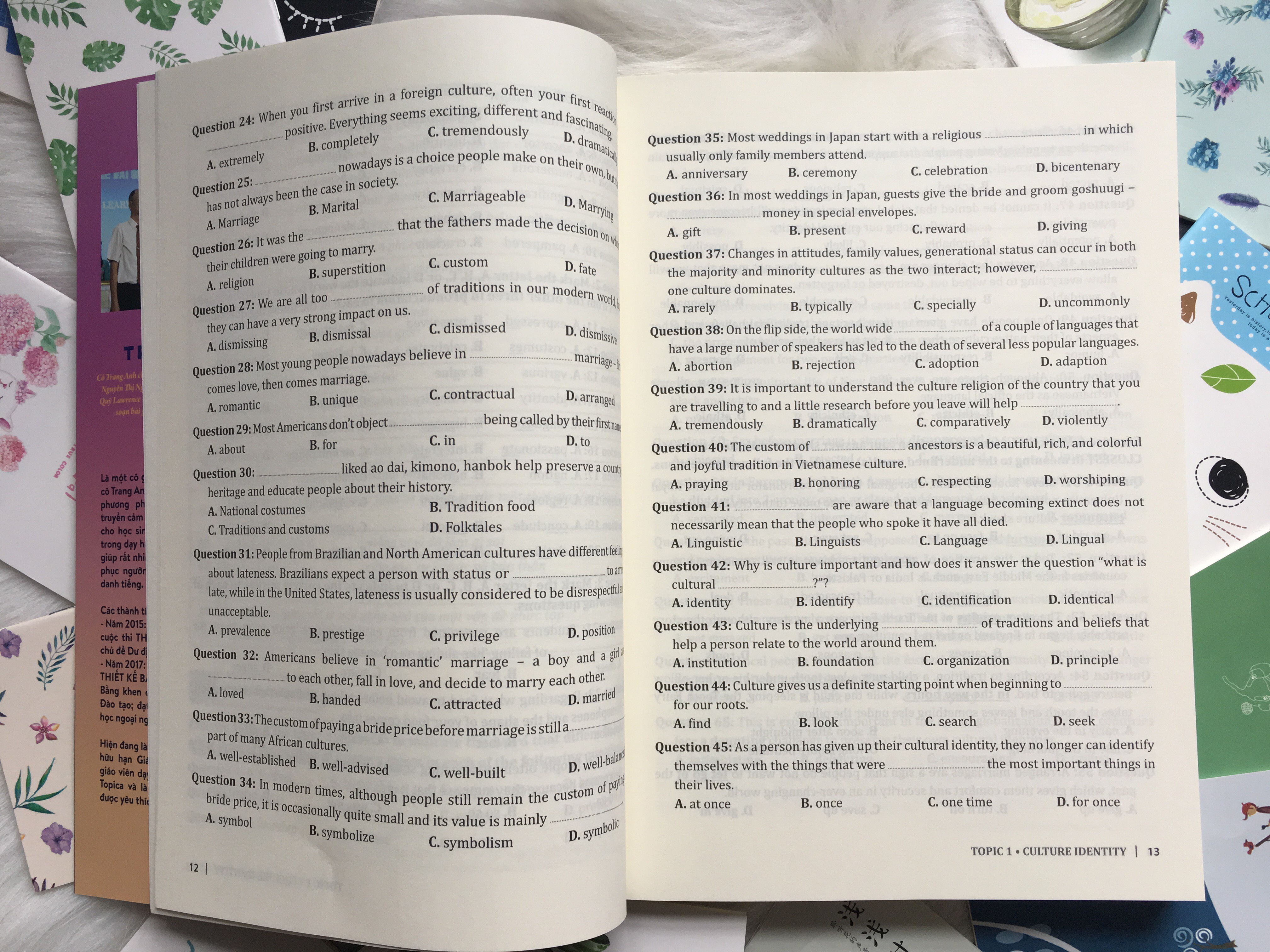 Sách: 30 Chủ Đề Từ Vựng Tiếng Anh - Tập 1 (Trang Anh) - Tặng Kèm Sổ Tay Mini Siêu Dễ Thương