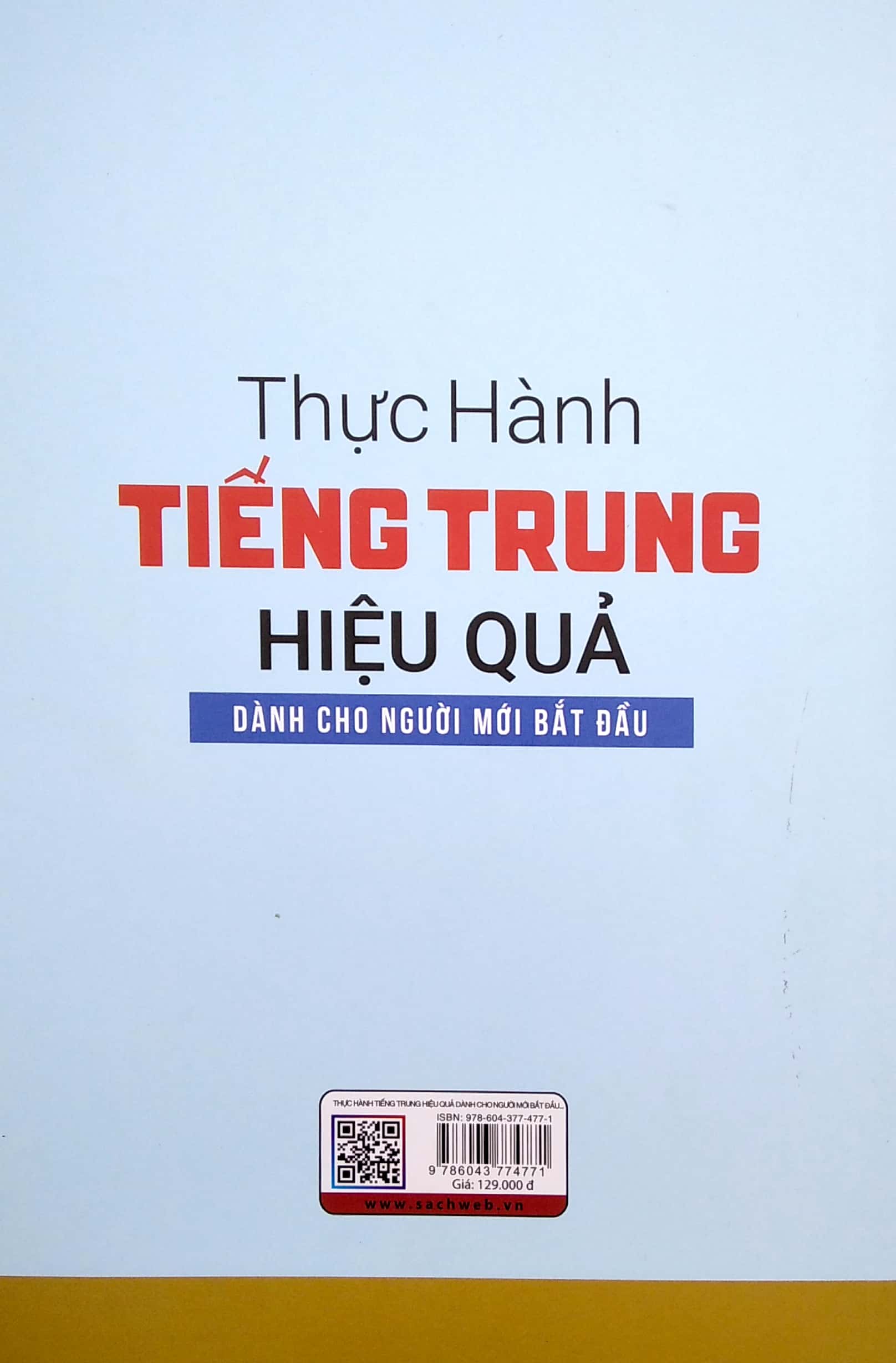 Thực Hành Tiếng Trung Hiệu Quả - Dành Cho Người Mới Bắt Đầu - TH129