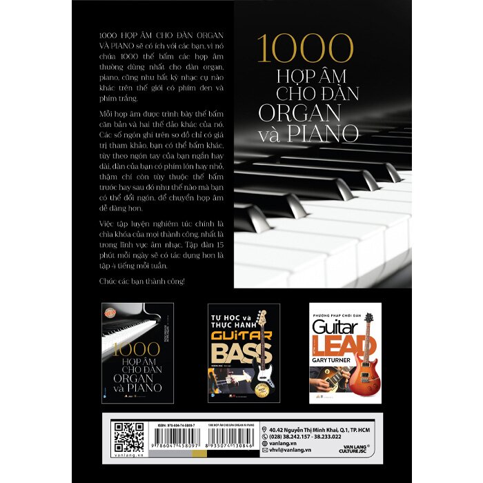 1000 Hợp Âm Cho Đàn Organ Và Piano