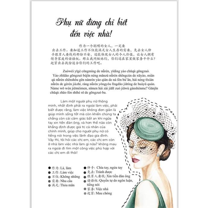 Sách - combo: 301 Câu Đàm Thoại Tiếng Hoa (BẢN MỚI KHỔ LỚN)+ 101 thông điệp thay đổi cuộc đời phụ nữ + DVD tài lệu
