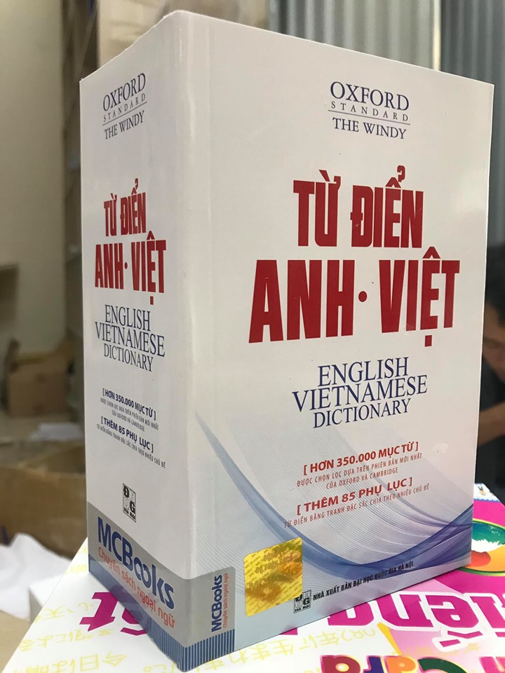 Từ điển Anh – Anh- Việt ( tái bản thay bìa trắng kẻ xanh ) ( BẢN MỚI 2020) KT