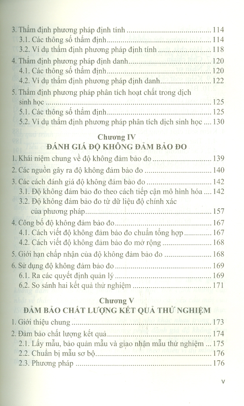 Thẩm Định Phương Pháp Và Đánh Giá Độ Không Đảm Bảo Đo Trong Phân Tích Hoá Học (Tái bản lần thứ nhất có bổ sung và chỉnh sửa)