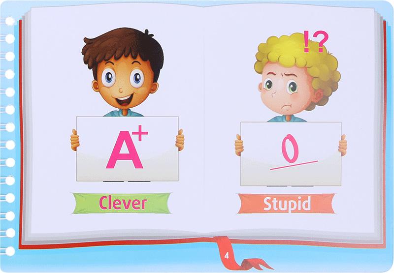 Những Cặp Từ Vựng Trái Nghĩa Và Trò Chơi Ghép Chữ - Opposite Words In Pictures (Tập 1)