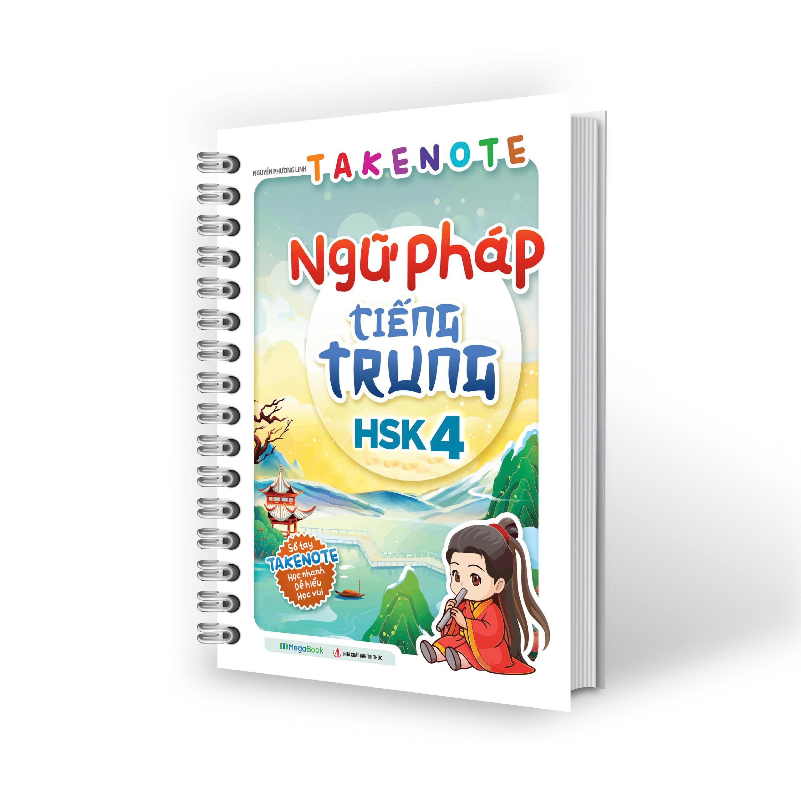 Sách - Takenote Ngữ Pháp Tiếng Trung HSK 4