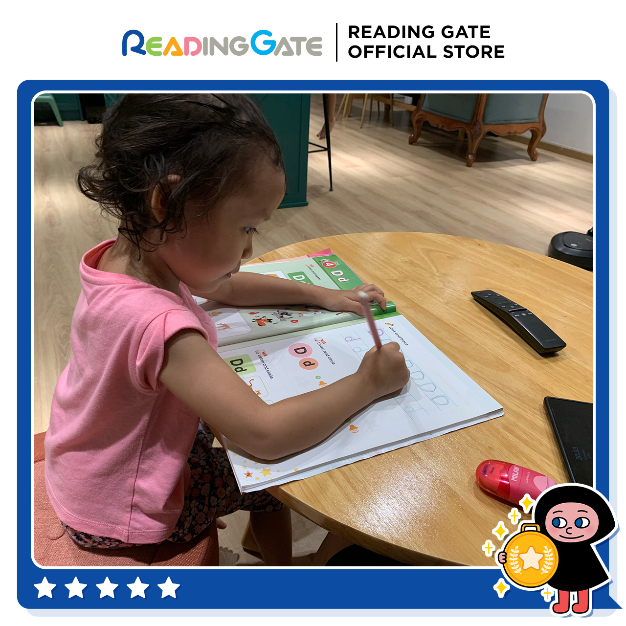 Sách DODO ABC WORKBOOK - PHONICS 3 READING GATE Cho Bé Từ 5 Đến 8 Học Ngữ Âm, Đánh Vần Tiếng Anh