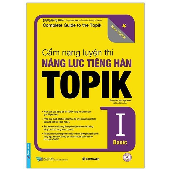 - Combo Cẩm Nang Luyện Thi Năng Lực Tiếng Hàn TOPIK ( Tập 1 + Tập 2 ) + CD - - Bản Quyền