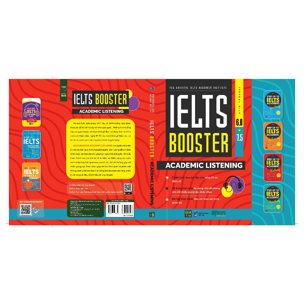 Sách Ielts Booster Academic Listening - 1980Books