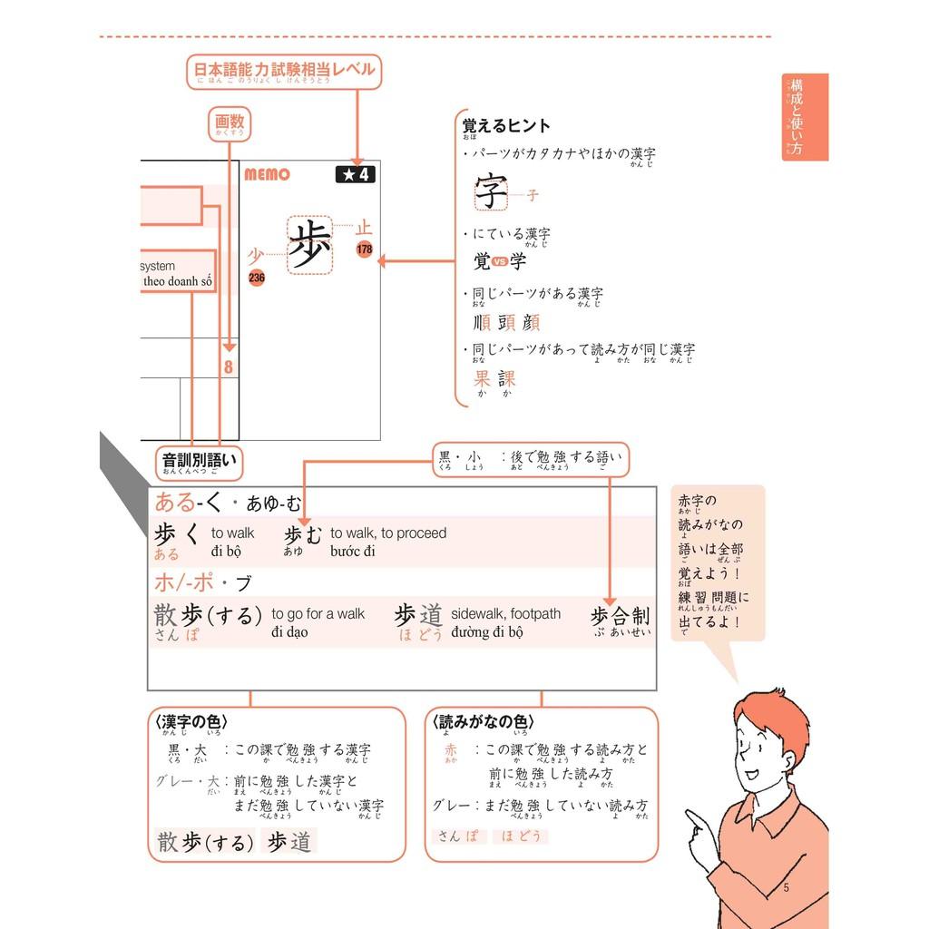 Sách 500 Chữ Kanji Cơ Bản Vol.2 + kèm CD Bản Quyền