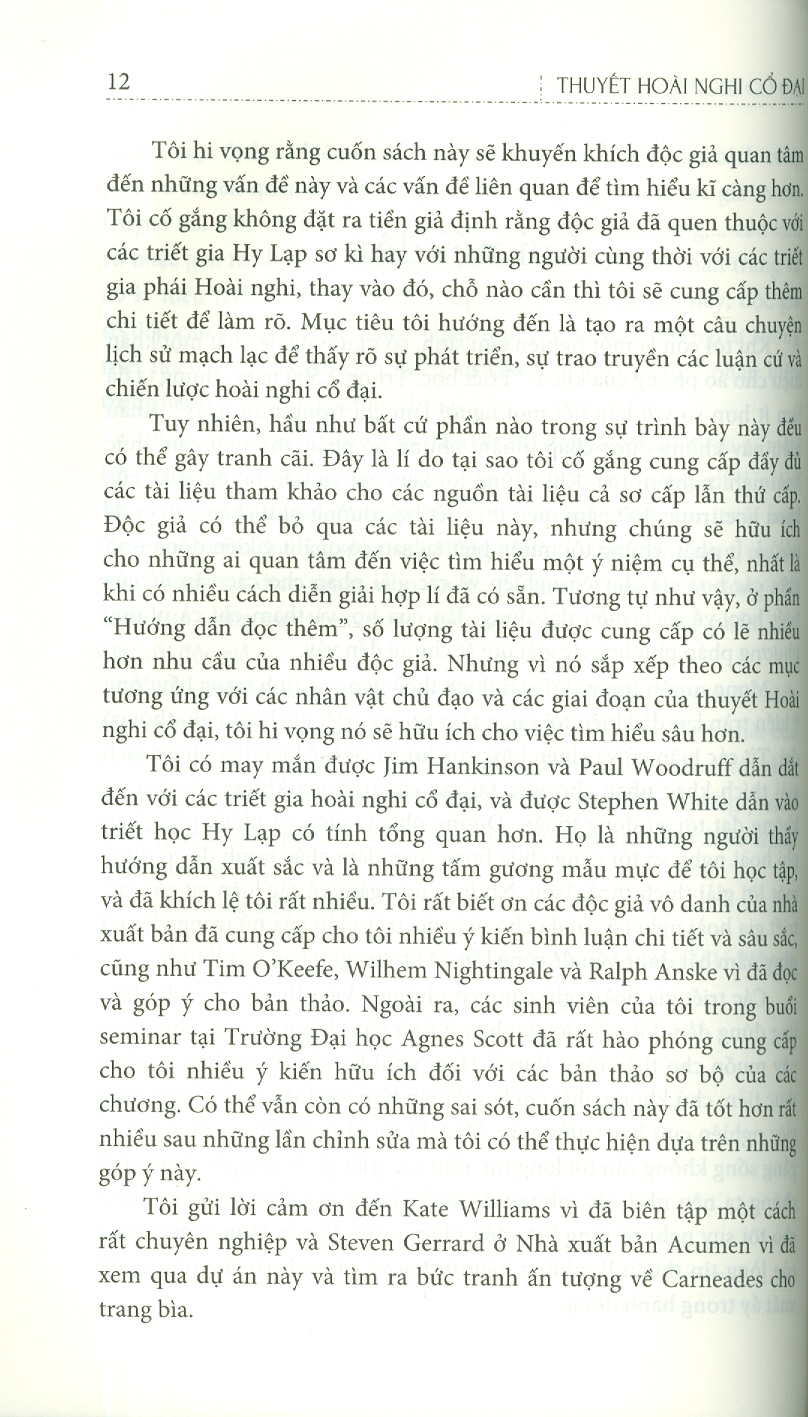 THUYẾT HOÀI NGHI CỔ ĐẠI - Harald Thorsrud – NXB Đại Học Sư Phạm