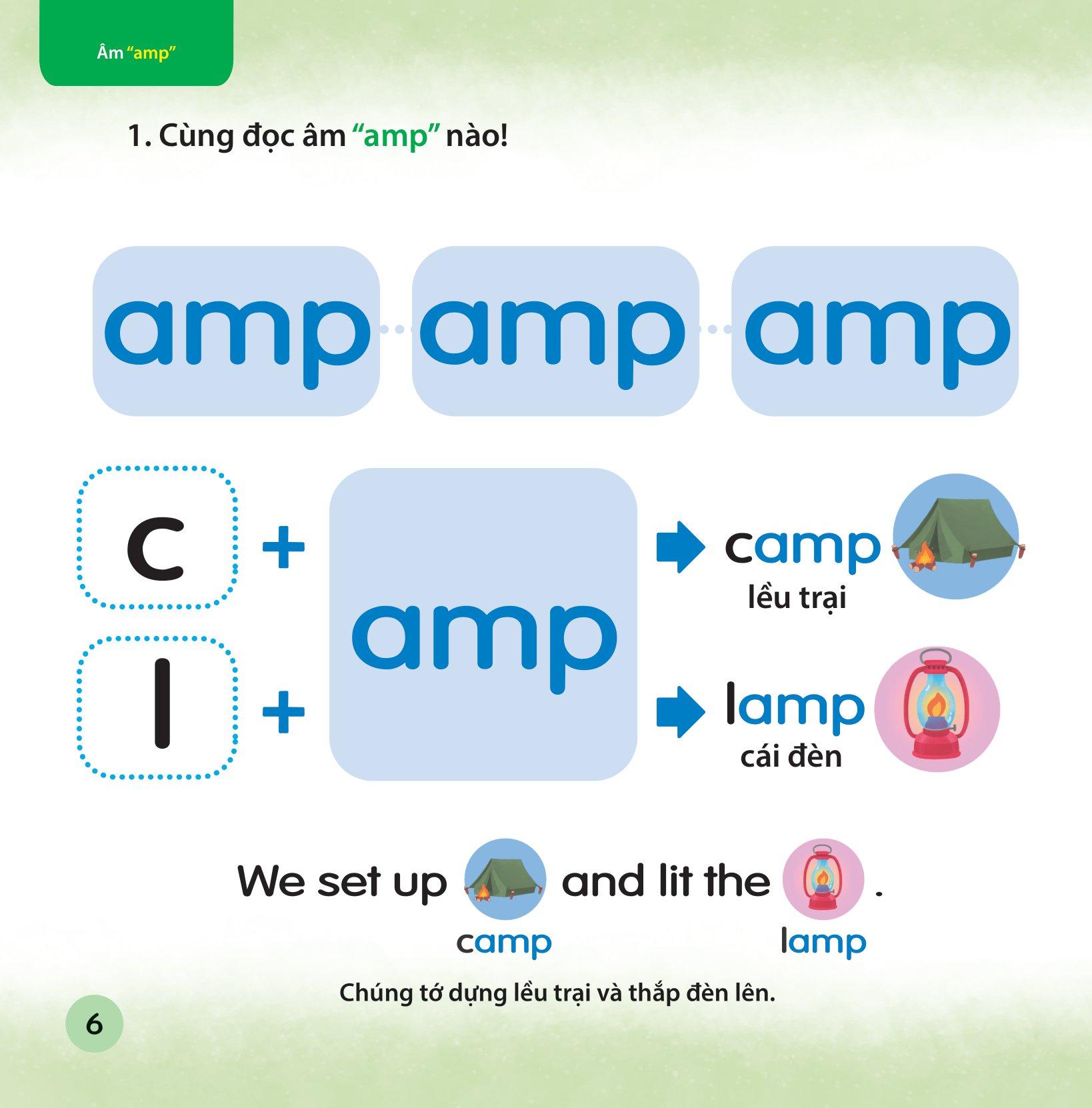 Cùng Con Học Ngữ Âm Tiếng Anh Qua 3 Cấp Độ - Nguyên Âm Ghép Với Phụ Âm